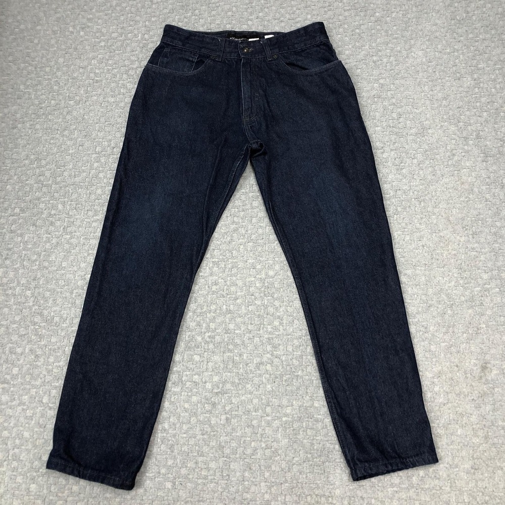 Rocawear Jeans Mens 36x30 Dark Wash Regular Fit Tapered Denim Casual Everyday